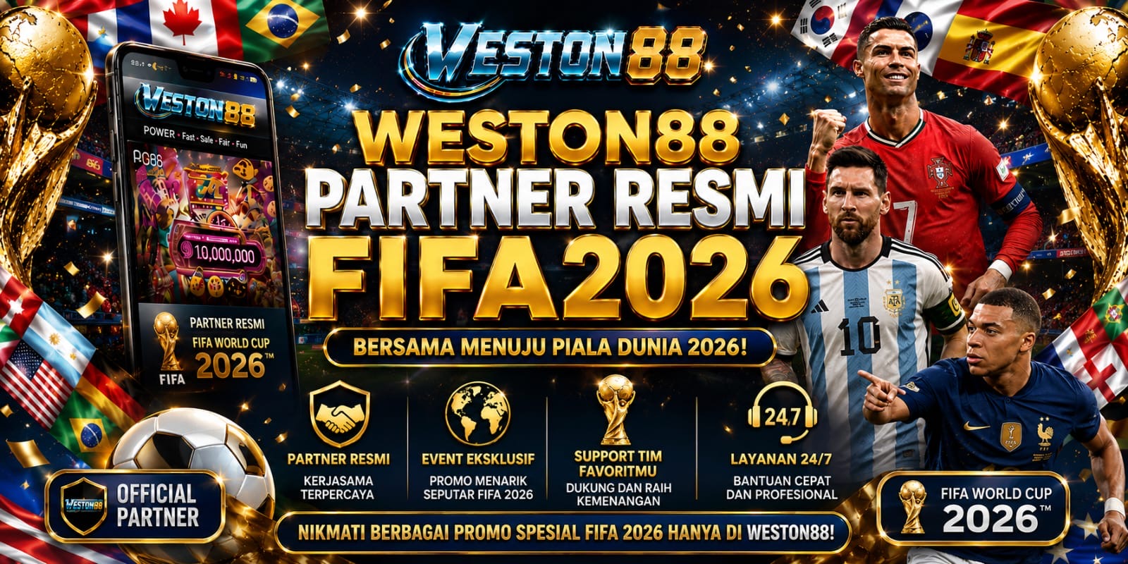     WESTON88     SIAP MENYAMBUT TURNAMEN SEPAK BOLA TERBESAR 2026