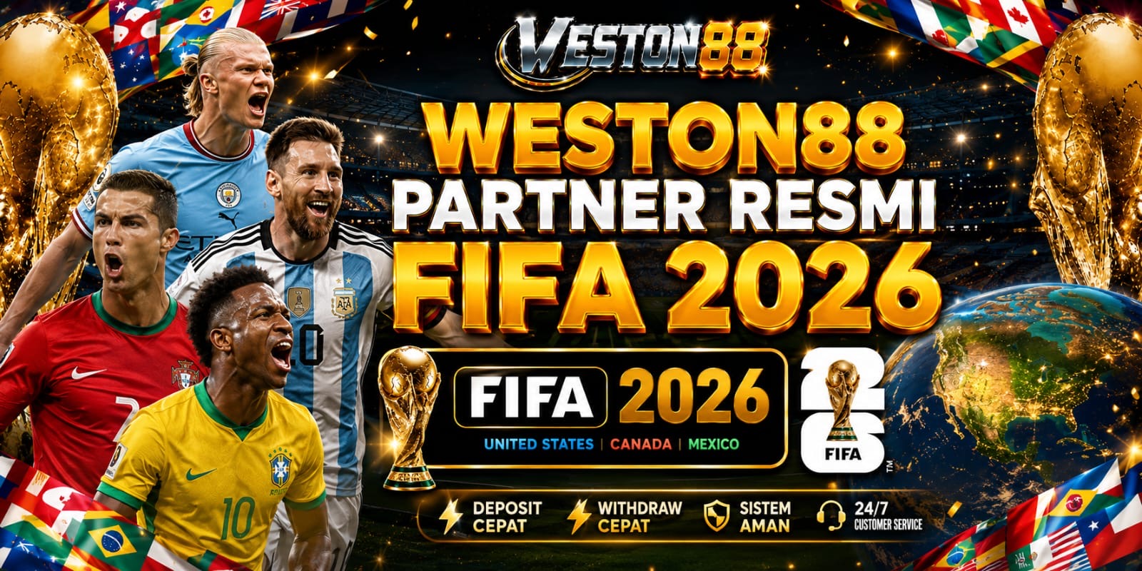     WESTON88     SIAP MENYAMBUT TURNAMEN SEPAK BOLA TERBESAR 2026